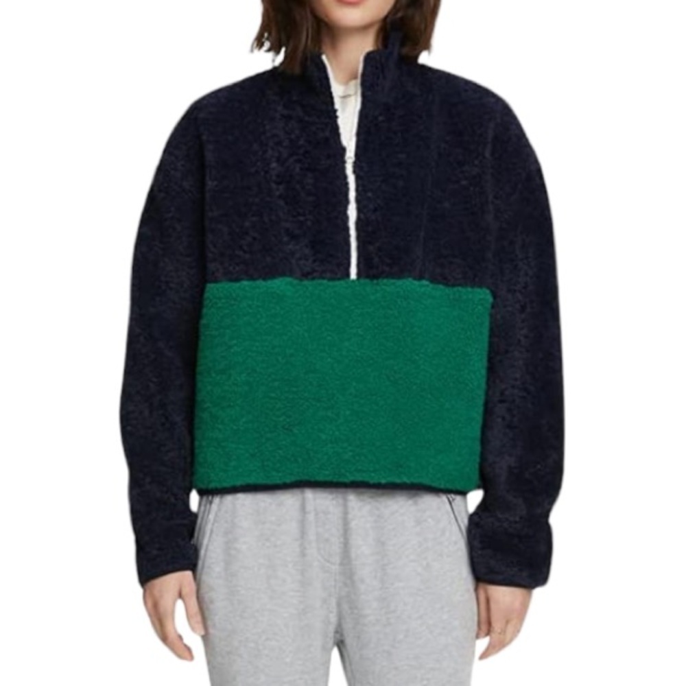 SINCERELY JULES FOR BANDIER The Holly Half Zip Sweatshirt Size: 3X